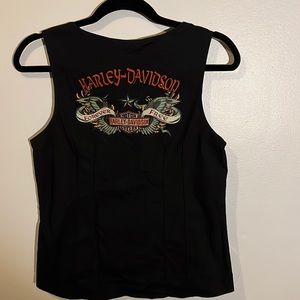 Harley-Davidson Black Buttoned down Vest